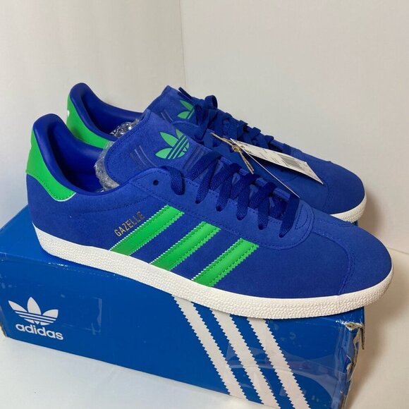 adidas Other - Adidas Gazelle Originals Men’s 10.5 Blue/Green – New With Tags